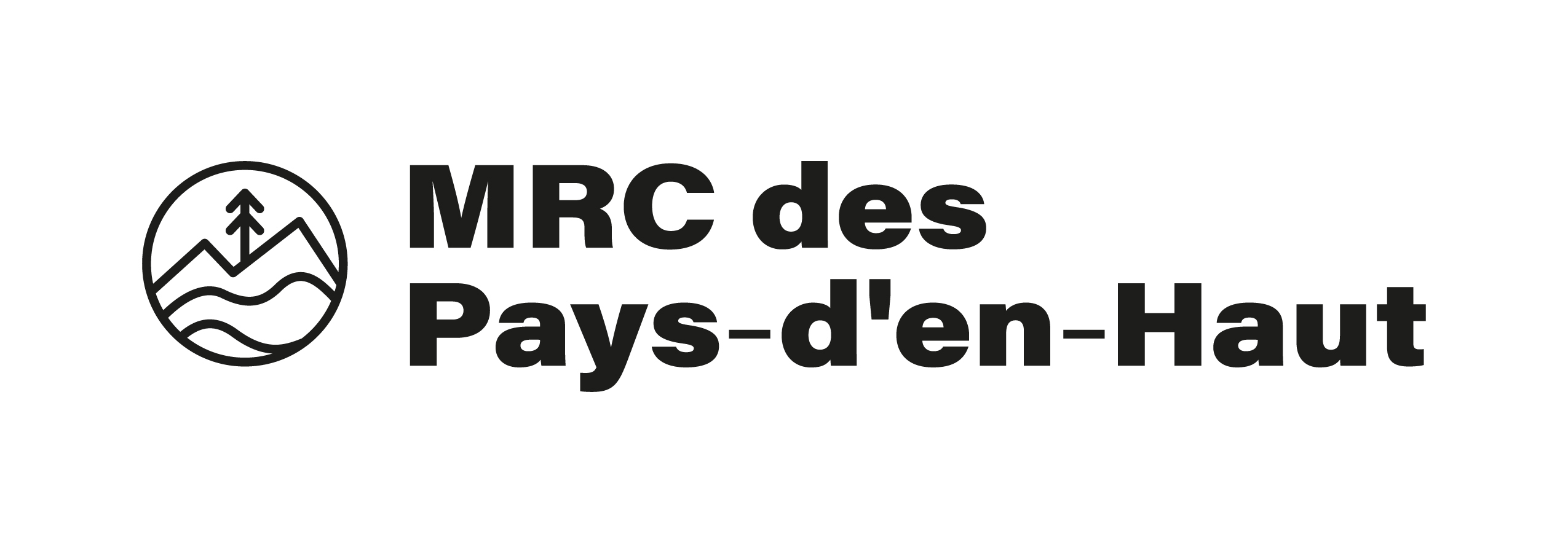 MRC Pays den Haut noir et blanc